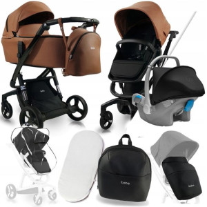 Wózek I-stop 3w1 Ibebe Eco Is22 I Avionaut Kite+