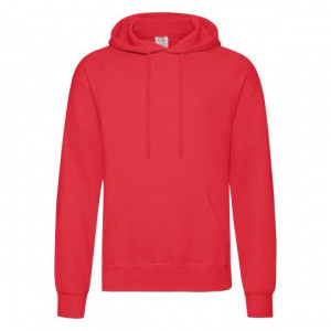 Bluza męska z kapturem Hooded Sweat Fruit of the Loom Czerwony XXL