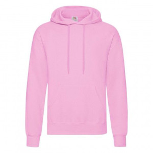 Bluza męska z kapturem Hooded Sweat Fruit of the Loom Jasnoróżowy XXL