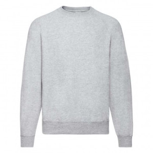Bluza męska Raglan Sweat Fruit of the Loom Heather Grey XL