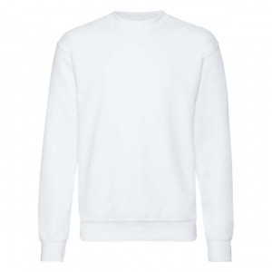 Bluza męska Set-In Sweat Fruit of the Loom Biały S