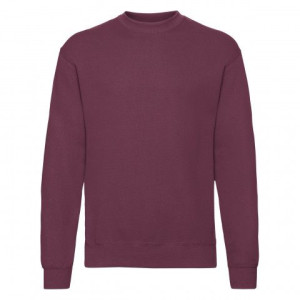 Bluza męska Set-In Sweat Fruit of the Loom Burgund S