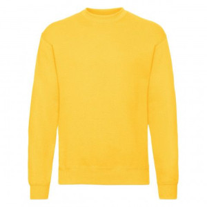 Bluza męska Set-In Sweat Fruit of the Loom Ciemnożółty S