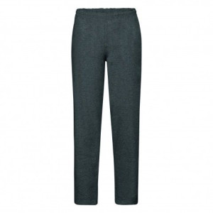 Spodnie dresowe męskie z luźnymi nogawkami Fruit Of The Loom Dark Heather G