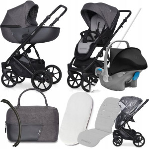Wózek Riko 3w1 Nesa 05 Anthracite I Avionaut Kite+