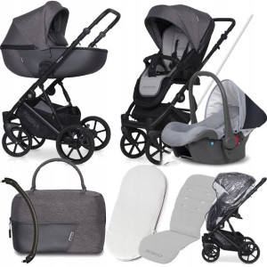 Wózek Riko 3w1 Nesa 05 Anthracite I Fotelik 0-13kg