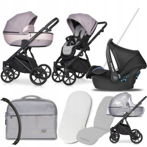 Wózek Riko 3w1 Nano Pro 03 Pearl Pink I Cabriofix