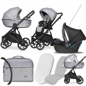 Wózek Riko 3w1 Nano Pro 01 Grey Fox I + Cabriofix