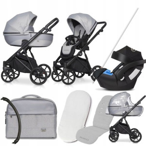 Wózek Riko 3w1 Nano Pro 01 Grey Fox I Cybex Aton 5