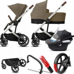 Cybex 3w1 Balios S Lux Slv 06 I Fotel Cybex Aton M