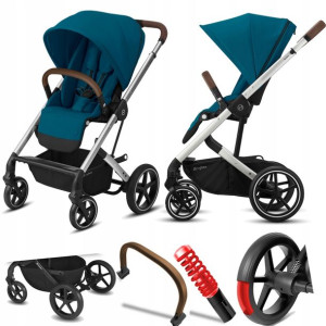 Wózek Spacerowy Cybex Balios S Lux Silver 03 |2020