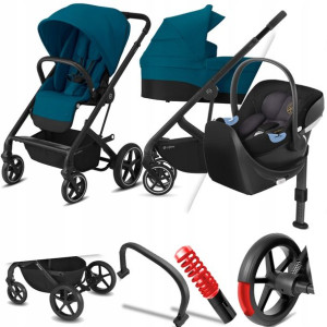 Wózek 4w1 Cybex Balios S Lux 03, Cybex Aton M Baza