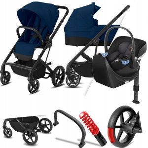 Wózek 4w1 Cybex Balios S Lux 02, Cybex Aton M Baza
