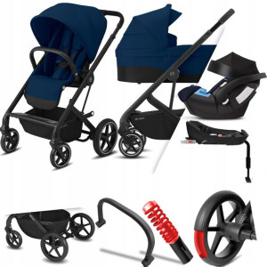 Wózek 4w1 Cybex Balios S Lux 02 I Cybex Aton +baza