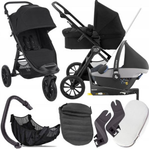Baby Jogger 4w1 City Elite 2 Jet I Pebble Baza
