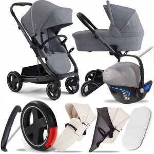 X-lander 3w1 X-cite 07 Pram 2.0 I + Britax I-size