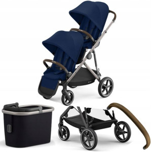 Wózek Dla Bliźniaków Cybex Gazelle S Tpe 02 Blue