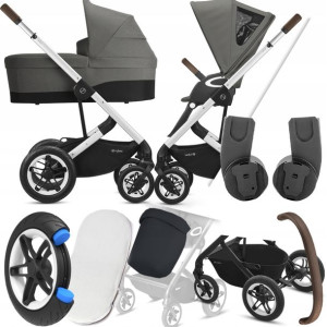 Wózek Cybex 2w1 Talos S Lux Slv 06 I + Adaptery Mc