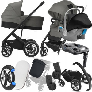 Wózek Cybex 4w1 Talos S Lux Blk 06 I Kite+ Baza