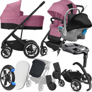 Wózek Cybex 4w1 Talos S Lux Blk 03 I Kite+ Baza