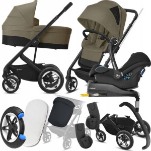 Wózek Cybex 4w1 Talos S Lux Blk 01, Cabriofix Baza