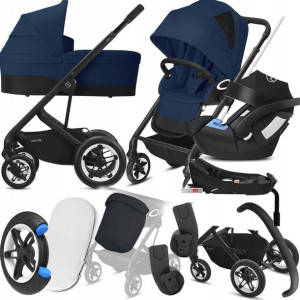 Wózek Cybex 4w1 Talos S Lux Blk 04 I Aton 5 + Baza