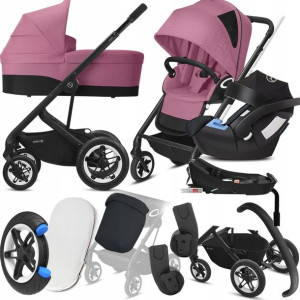 Wózek Cybex 4w1 Talos S Lux Blk 03 I Aton 5 + Baza