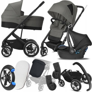 Wózek Cybex 3w1 Talos S Lux Blk 06 I + Cabriofix