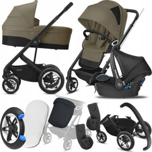 Wózek Cybex 3w1 Talos S Lux Blk 01 I + Cabriofix