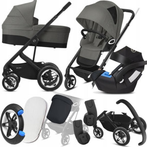 Wózek Cybex 3w1 Talos S Lux Blk 06 I + Cybex Aton