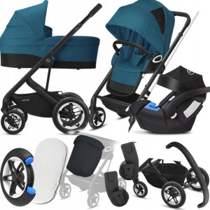 Wózek Cybex 3w1 Talos S Lux Blk 05 I + Cybex Aton