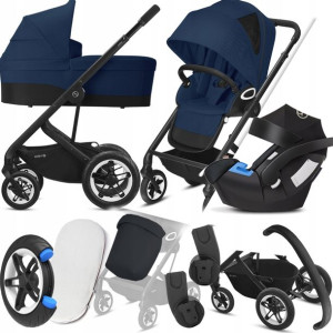 Wózek Cybex 3w1 Talos S Lux Blk 04 I + Cybex Aton