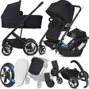Wózek Cybex 3w1 Talos S Lux Blk 02 I + Cybex Aton