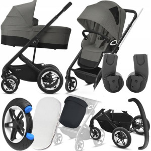 Wózek Cybex 2w1 Talos S Lux Blk 06 I + Adaptery Mc