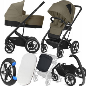Wózek Cybex 2w1 Talos S Lux Blk 01 I + Akcesoria