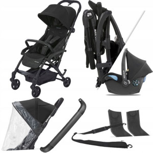 Wózek Maxi-cosi 3w1 Laika 01 Black I +fotelik Citi