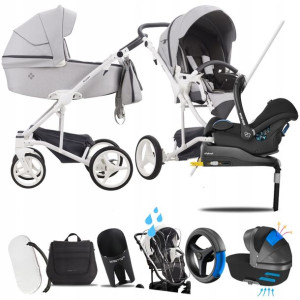 Wózek Bebetto 4w1 Torino 05 Br I Cabriofix + Baza