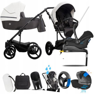 Wózek Bebetto 4w1 Torino 01 Cz I Cabriofix + Baza