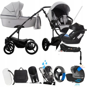 Wózek Bebetto 4w1 Torino 05 Cz I Cybex Aton 5 Baza