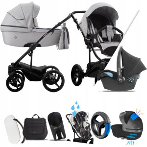 Wózek Bebetto 3w1 Torino 05 Cz I + Maxi-cosi Citi