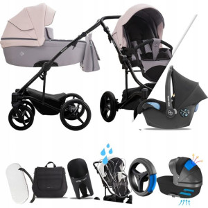Wózek Bebetto 3w1 Torino 04 Cz I + Maxi-cosi Citi