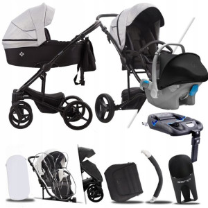 Wózek Bebetto 4w1 Torino Tex 02 I Fotel Kite+ Baza
