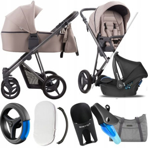Wózek Bebetto 3w1 Flavio 01 |+ Maxi-cosi Cabriofix