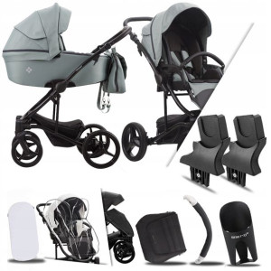 Wózek Bebetto 2w1 Torino Tex 05 I Adaptery +pakiet