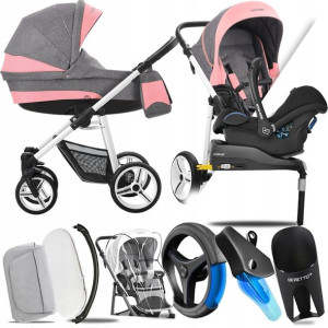 Bebetto 4w1 Vulcano V07 B/cz|+ Cabriofix Familyfix