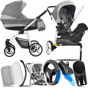 Bebetto 4w1 Vulcano V03 B/cz|+ Cabriofix Familyfix