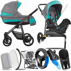 Bebetto 4w1 Vulcano V02 Gr|+ Cabriofix I Familyfix