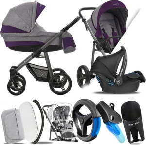 Bebetto 3w1 Vulcano V08 Gr | + Maxi-cosi Cabriofix