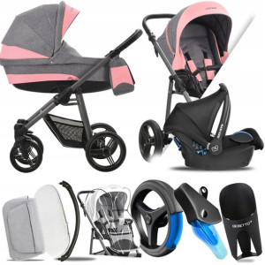 Bebetto 3w1 Vulcano V07 Gr | + Maxi-cosi Cabriofix