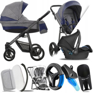Bebetto 3w1 Vulcano V06 Gr | + Maxi-cosi Cabriofix